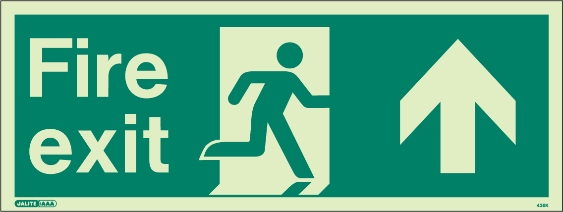 Arrow Up Fire Exit
