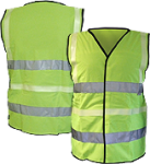 High Visibility Plain Jerkins