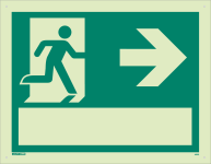 Blank Directional Tunnel sign Exit right