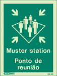 Muster station Ponto de reuniao