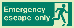 Emergency escape only